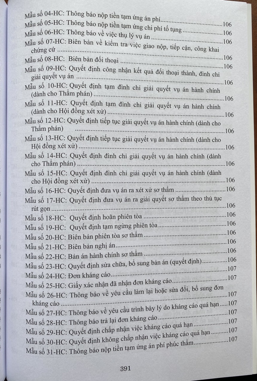 Hệ Thống Các Nghị Quyết Của Hội Đồng Thẩm Phán, Toà Án Nhân Dân Tối Cao Về  Hành Chính, Kinh Tế - Thương Mại và Hôn Nhân Gia Đình Từ Năm 2000 Đến 2023