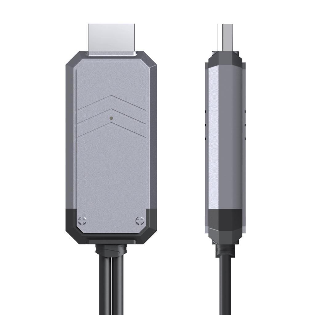 Type C/Micro USB to HDMI Adapter 1080P Bluetooth 5.0 HDMI Converter Cable 1.8m