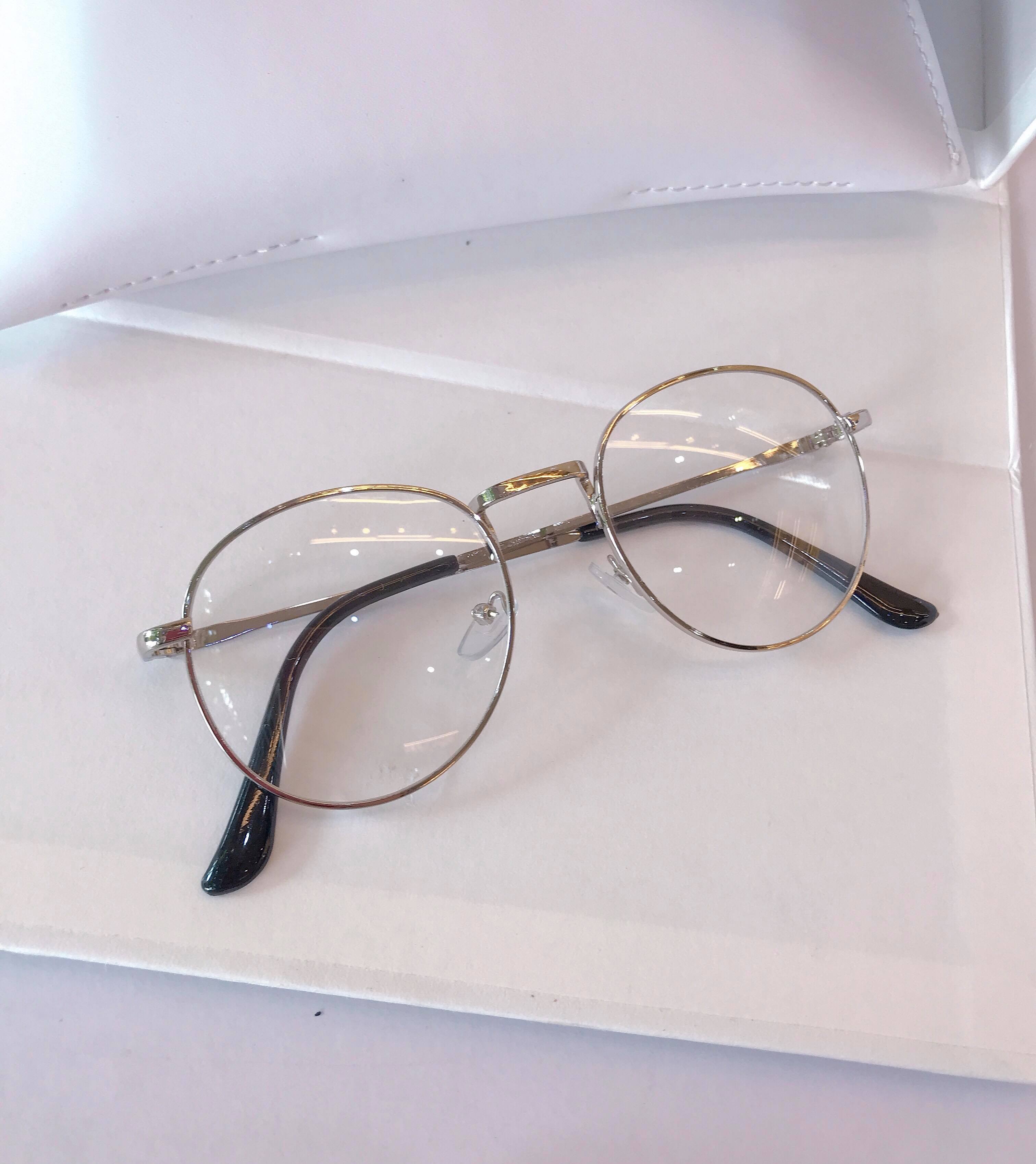Kính gọng Vintage kim loại thời trang