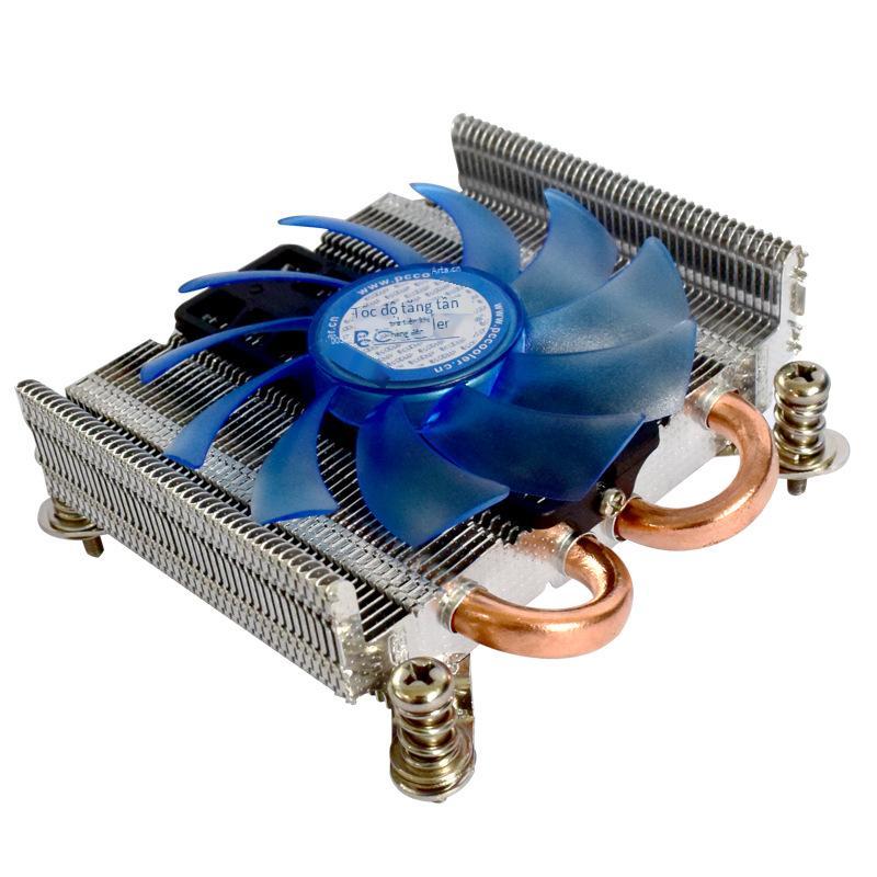 Khuyến mại ép xung cpu ba cánh tản nhiệt im lặng máy tính để bàn 2 quạt ống dẫn nhiệt