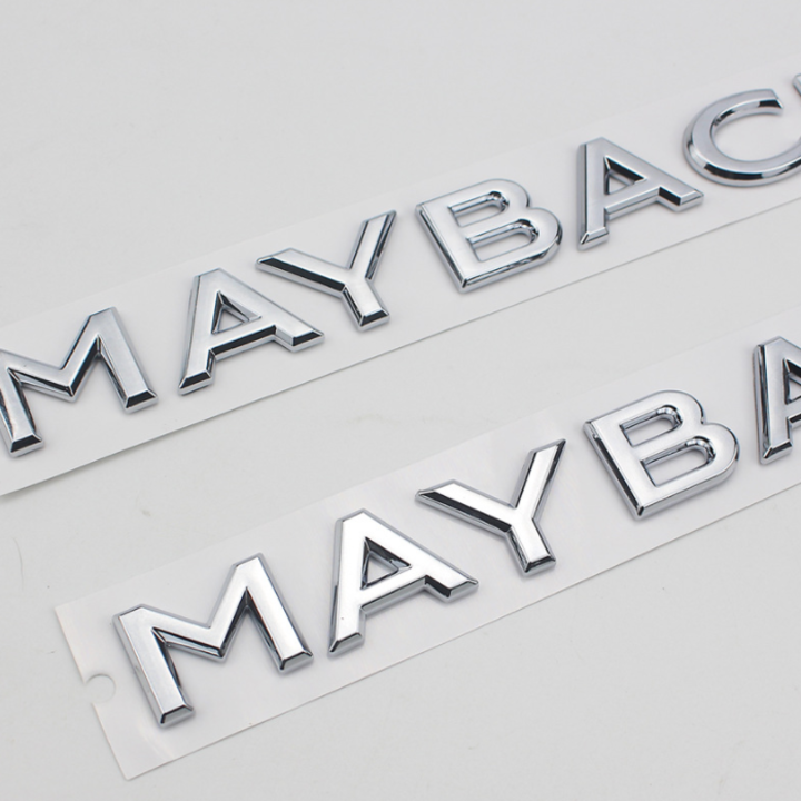Decal tem chữ dán đuôi xe ô tô Maybach kích thước 18.8×2cm - G80709