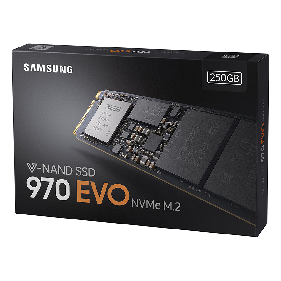 Ổ Cứng SSD Samsung 970 Evo NVMe M.2 2280 (250GB) - Hàng Nhập Khẩu