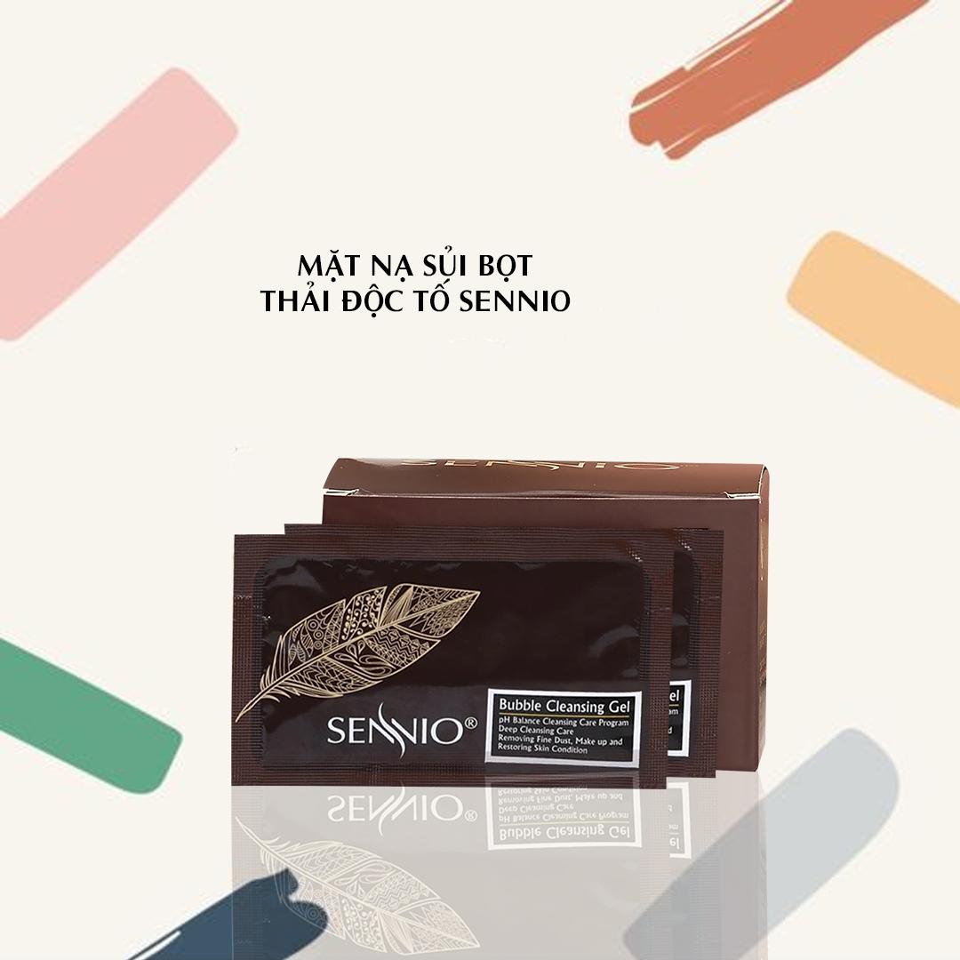 Mặt nạ sủi bọt thải độc tố sennio