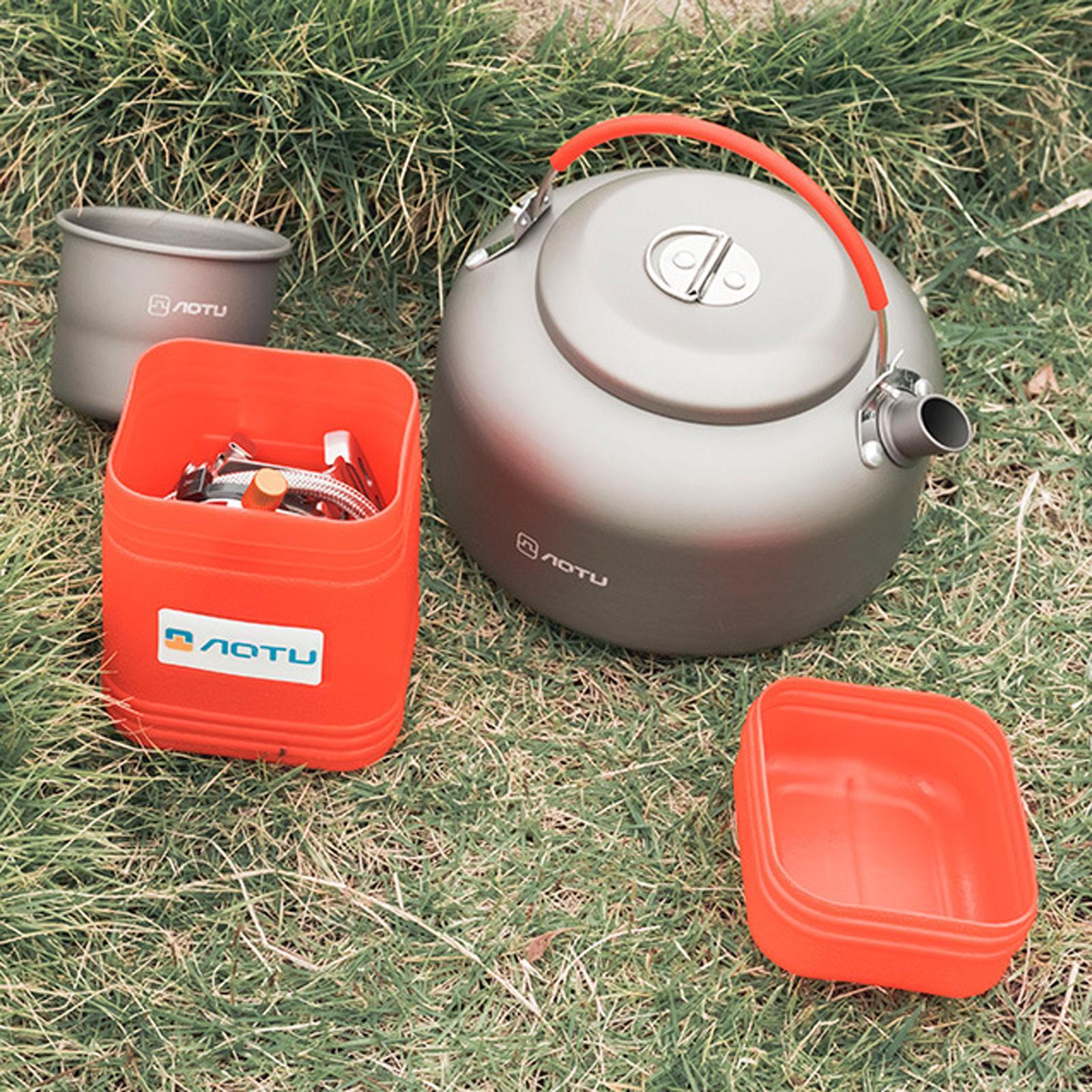 Portable Camping Gas Stove Mini Cooker Gear for Fishing Cooking Camping