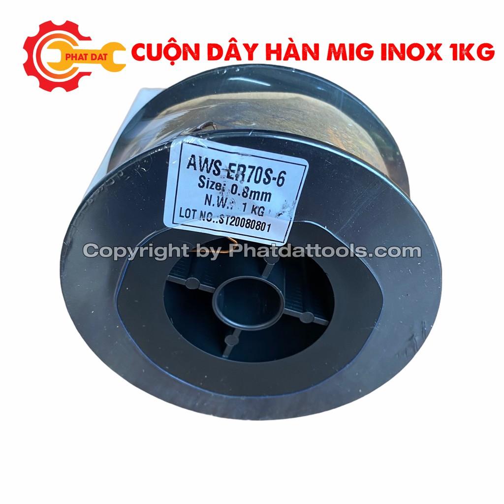 Dây hàn inox-Cuộn dây hàn inox 1kg-Dùng khí Argon để được hiệu quả tốt nhất