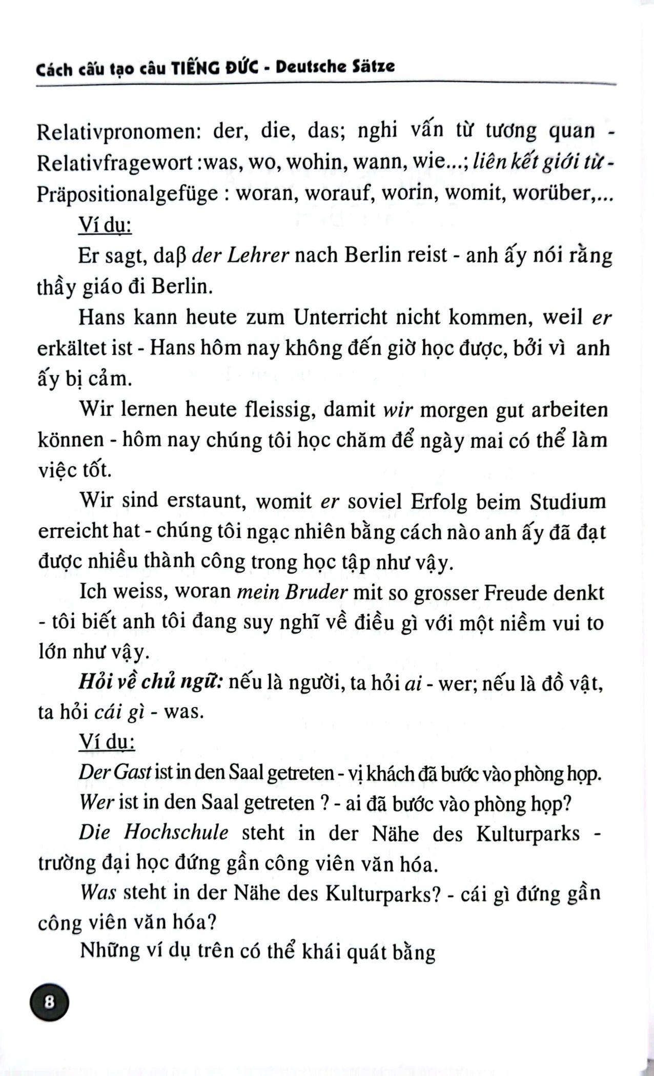 Cách Cấu Tạo Câu Tiếng Đức (Tái Bản 2024)