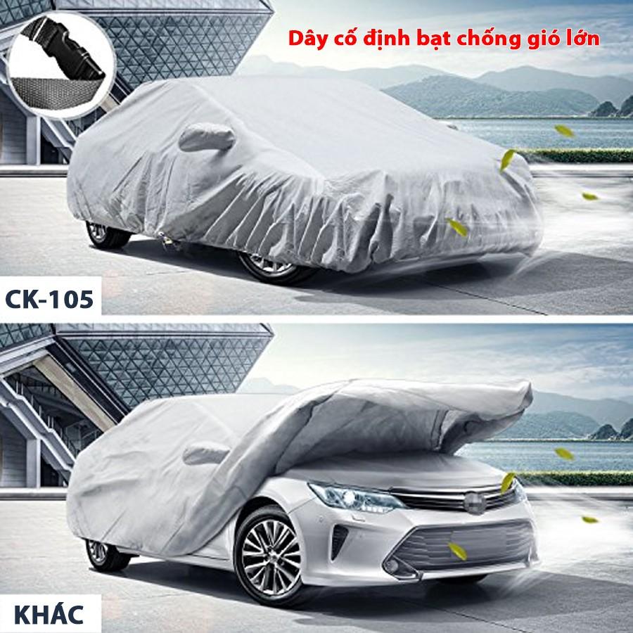 Bạt Phủ Ô Tô CIND CK-105 4 Chỗ Lớn Size E 3 Lớp PP - Nhập Khẩu Chính Hãng