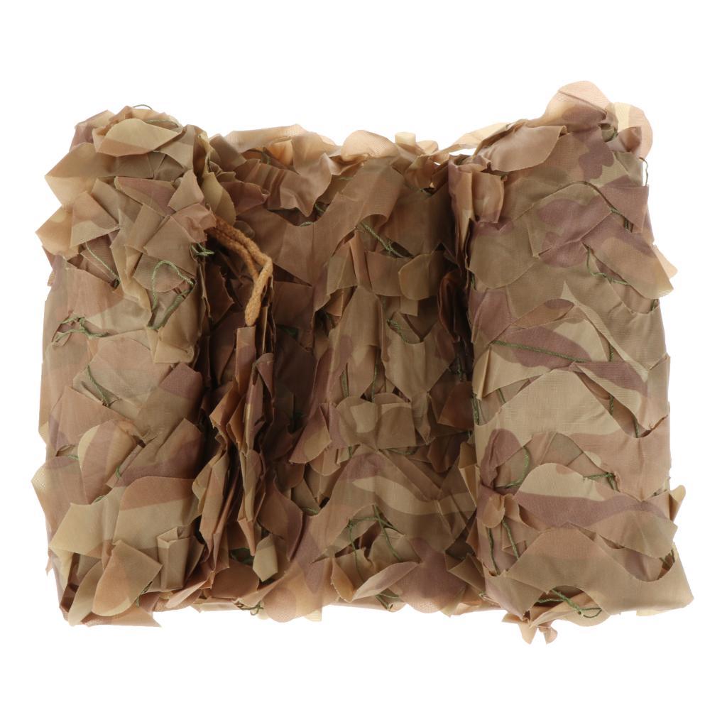 Premium Woodland Camouflage Netting Leaves Shooting Watch Blind Net Tarp Cover