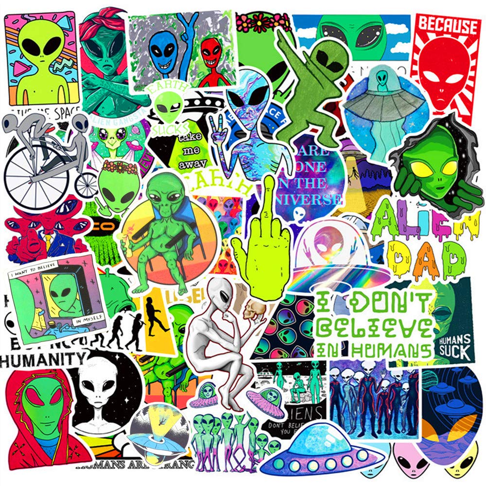 Set 60 Sticker Alien