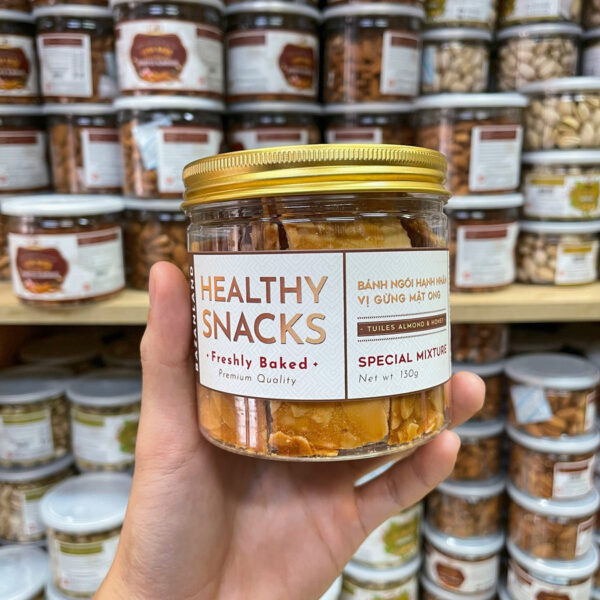 Bánh Ngói Hạnh Nhân – Vị Gừng Mật Ong