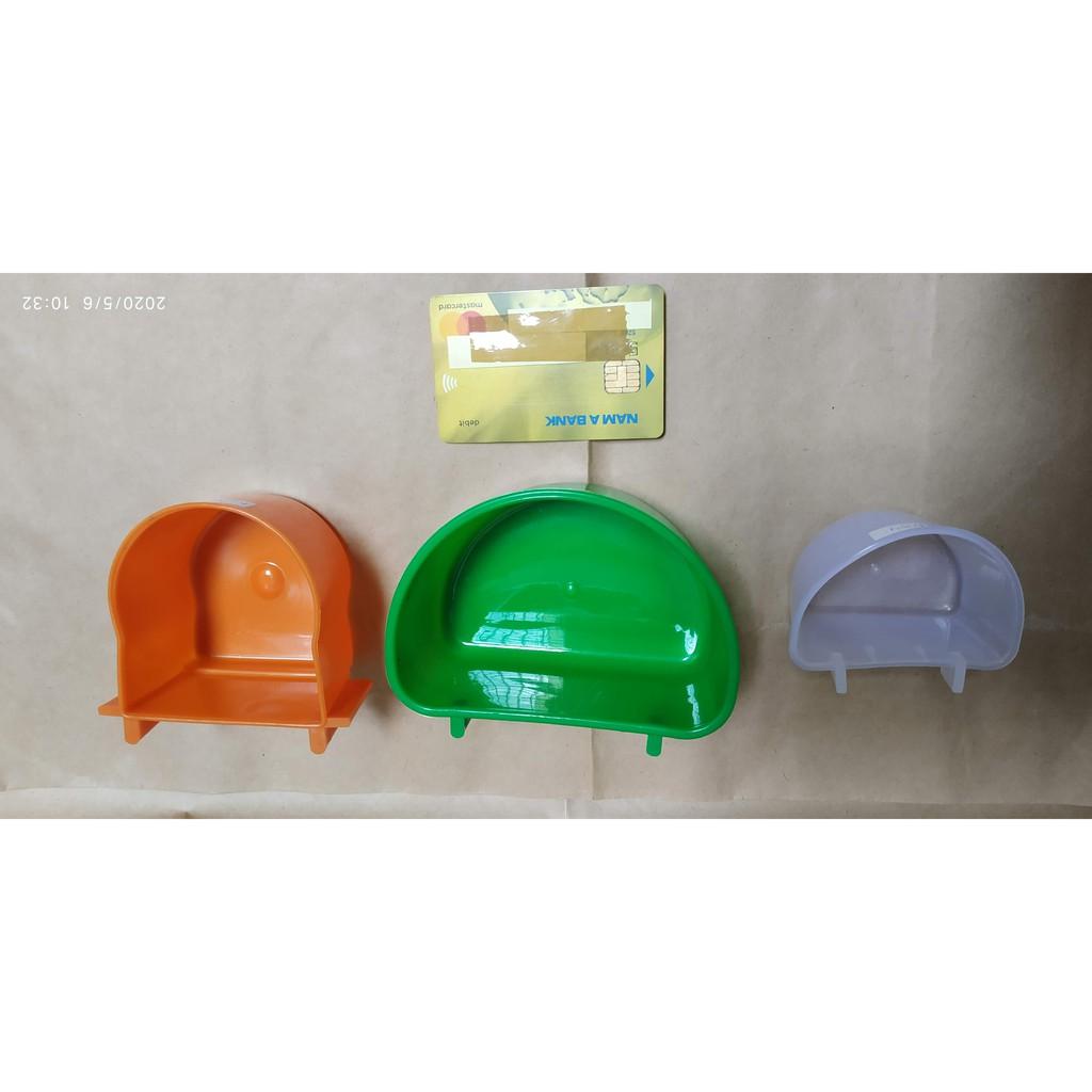 D05 - Block 10 cái Máng đựng khoáng, cát cho chim - bồ câu