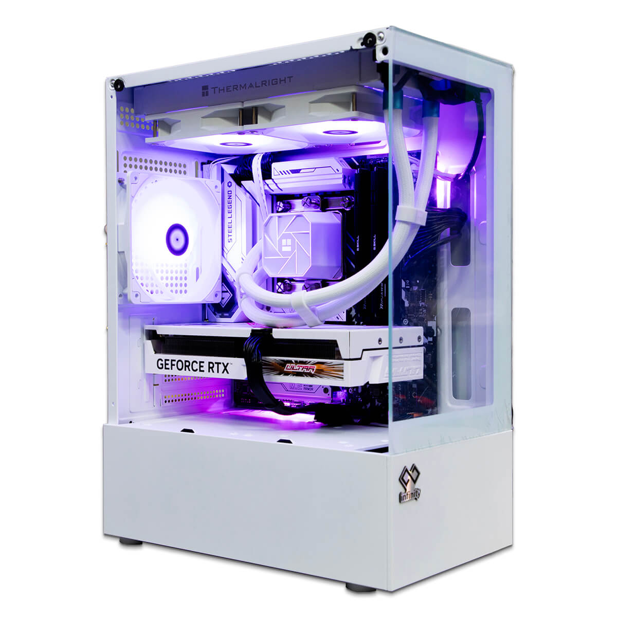 Vỏ case máy tính Infinity Aqua M White – Micro-ATX Chassis_ HÀNG CHÍNH HÃNG