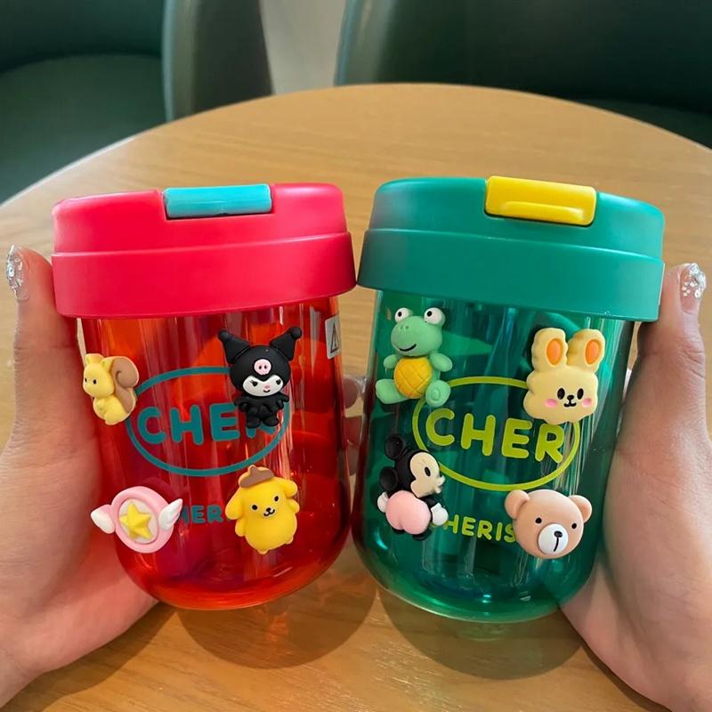 Cốc Uống Cà Phê Kèm Miếng Dán 3D Dung Tích 300Ml