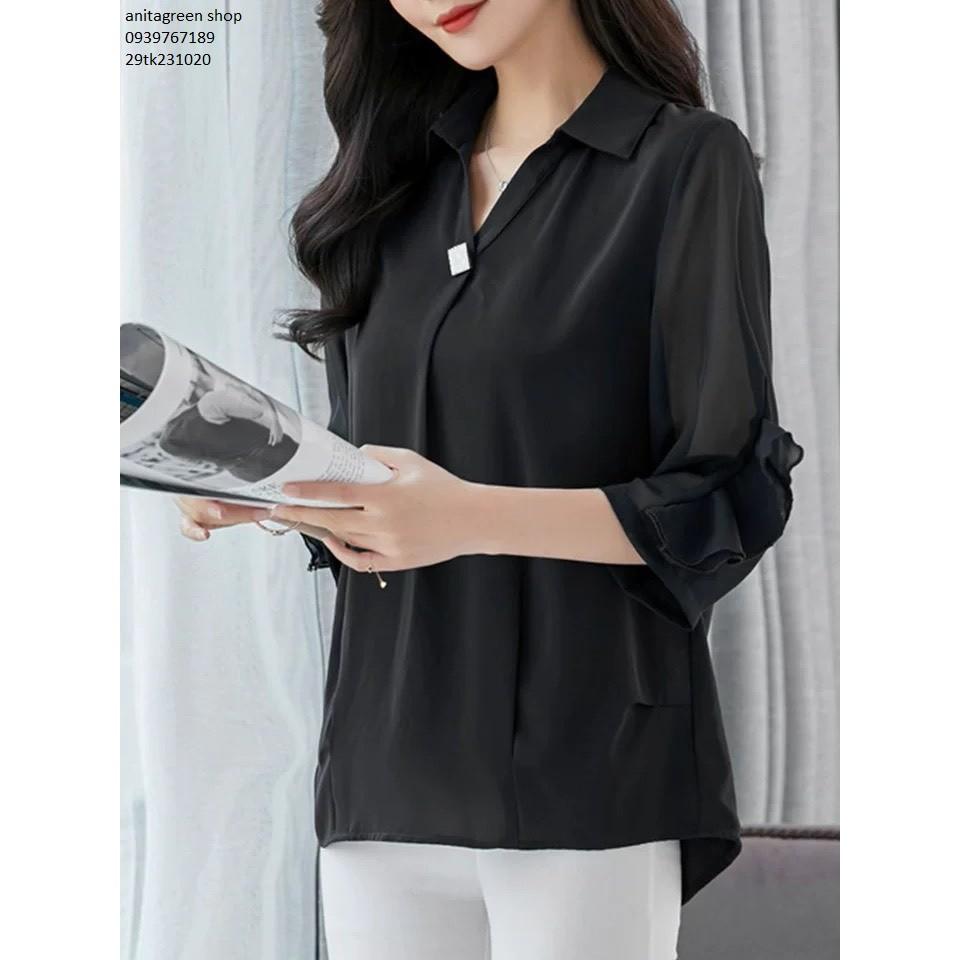 Tk231020-áo sơ mi tay lỡ xinh đẹp