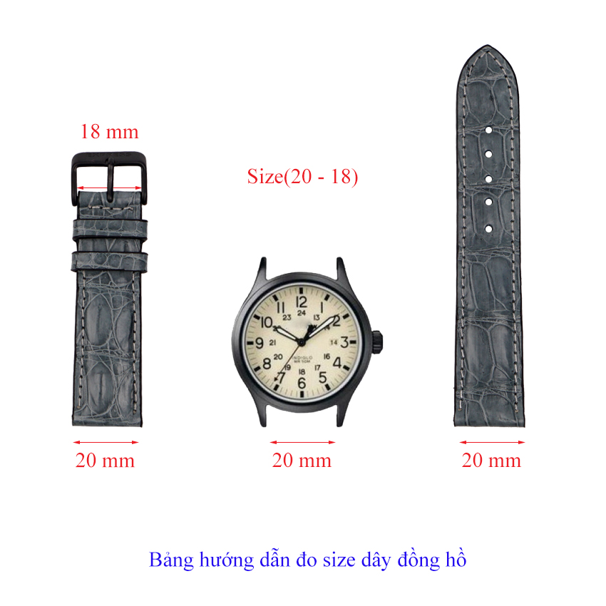 Dây Đồng Hồ Da Bò Sáp Cao Cấp - Dây Da Đồng Hồ MrFour | Cowhide Watch Bands