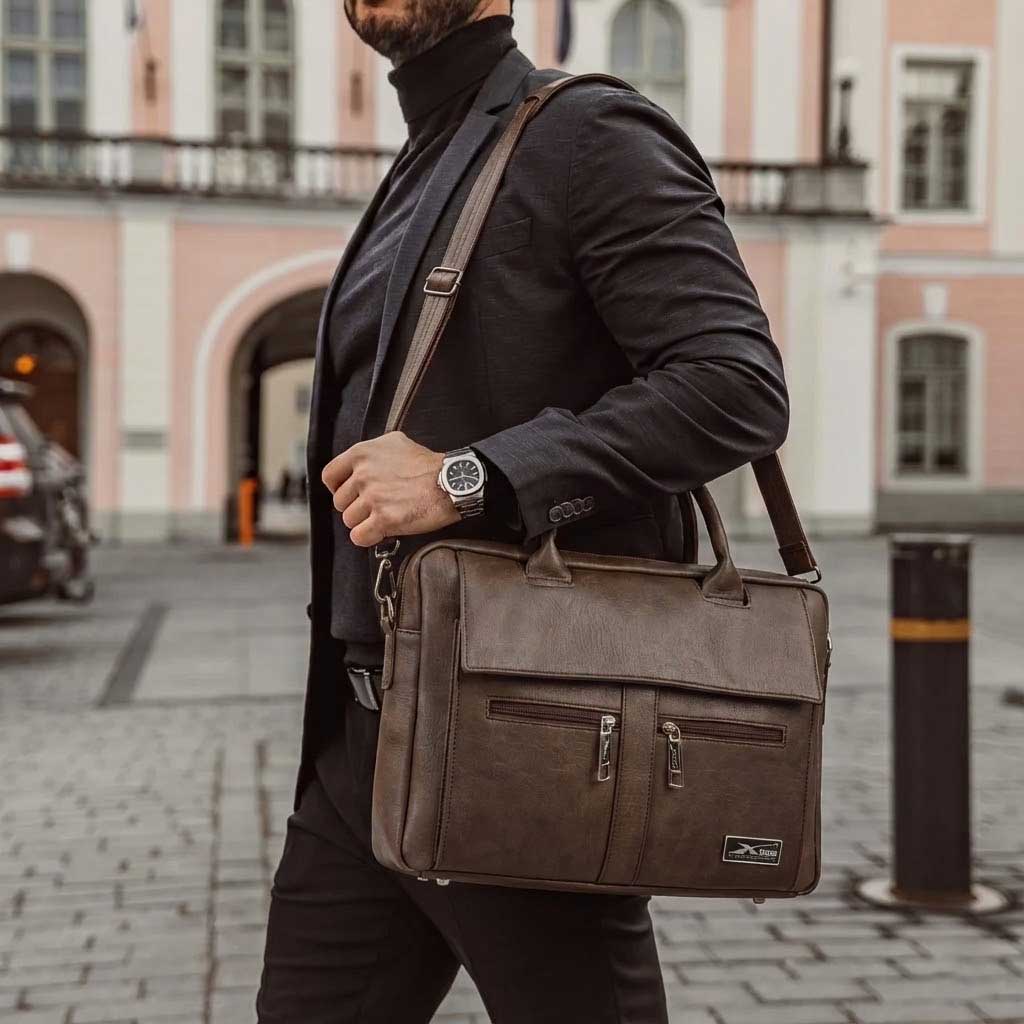 Cặp Công Sở Cặp Laptop Xbags Lavish XB4301 – Cặp Xách Đi Làm Cao Cấp, Sang Trọng, Đựng Laptop 15 Inch, Chống Thấm Nước, Lịch Lãm Bền Bỉ XB4301