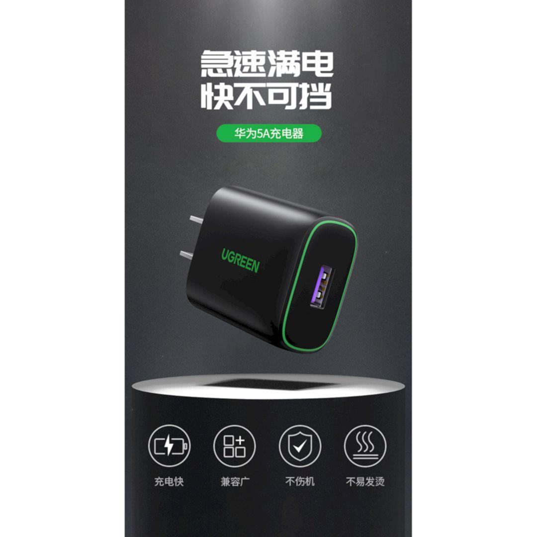 Ugreen UG80913cd231TK 22.5W 3.1A chuẩn huawei Củ sạc nhanh đầu usb - HÀNG CHÍNH HÃNG