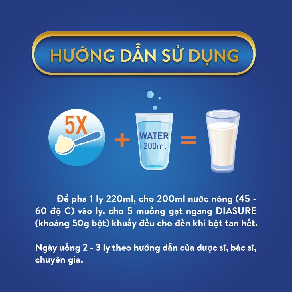 Sữa Non Diasure Chính Hãng Lon 400g, Cung Cấp Toàn Diện Dinh Dưỡng Cho Người Tiểu Đường