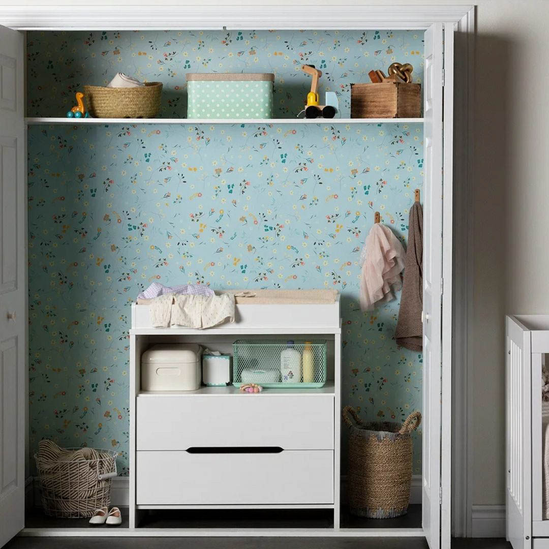Kệ gỗ thay tã cho bé SMLIFE Kanaga | Gỗ MDF dày 17mm chống ẩm | D85xR45xC92cm