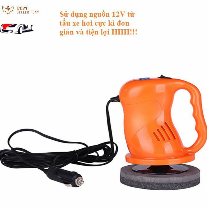 Máy đánh bóng xe hơi cầm tay mini 12V - Best Seller Tony