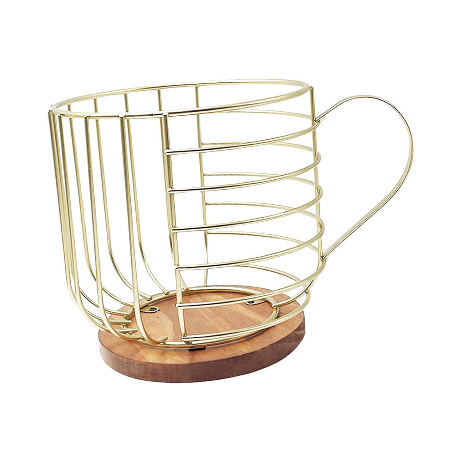 Coffee Pod Holder Organizer Cup Wire Coffee Pod Basket for Kitchen Pod