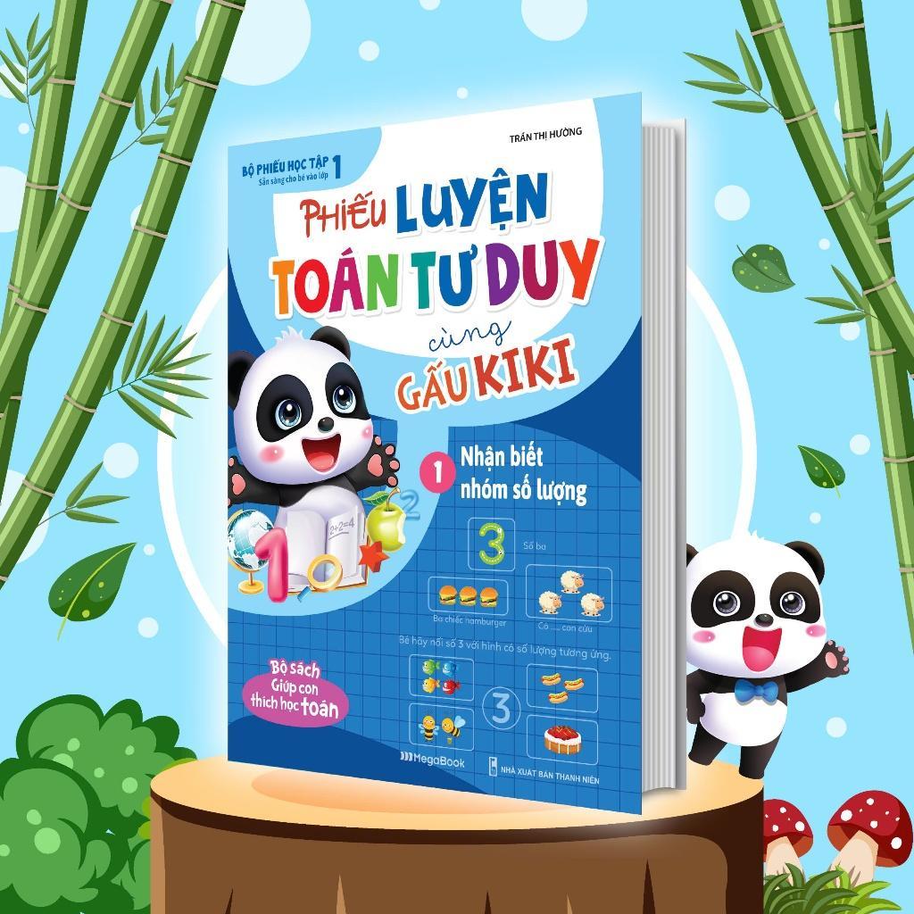 Sách - Bộ Phiếu Học Tập Cùng Gấu Kiki - Combo 9 Cuốn - Megabook