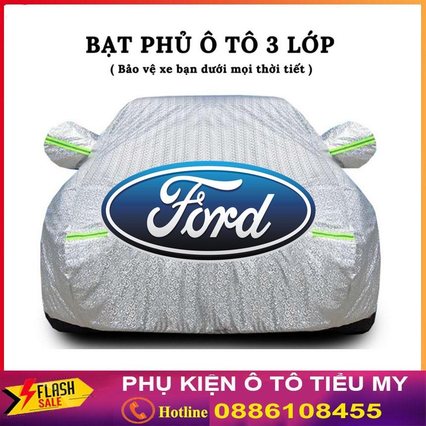 Bạt Phủ Xe Ô Tô Ford EcoSport, Everest, Escape, Focus, Explorer, Ranger - Chất Liệu Tráng Nhôm 3 Lớp