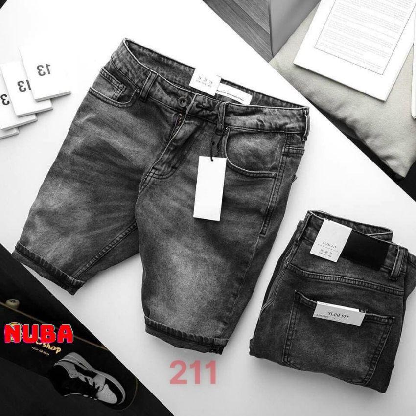 Quần short jean nam chất bò cá tính trẻ trung,nuba 211