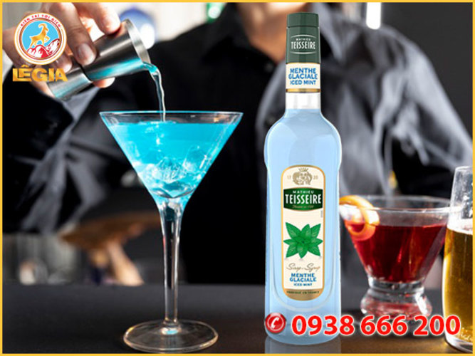 Siro TEISSEIRE Bạc Hà Trắng 700ML (ICE MINT SYRUP)