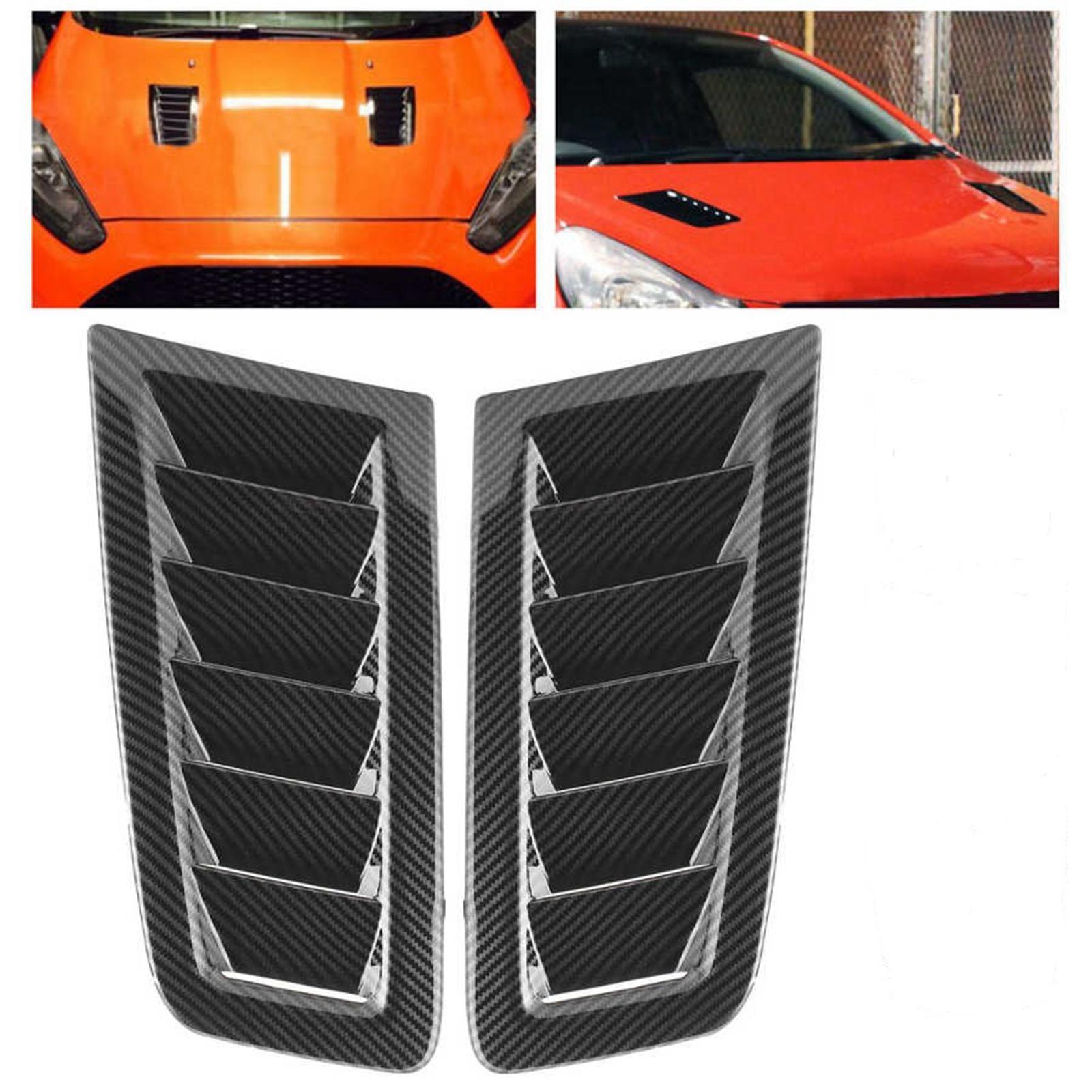 2 Pieces Bonnet Vents Hood Modified Accessory for Focus RS