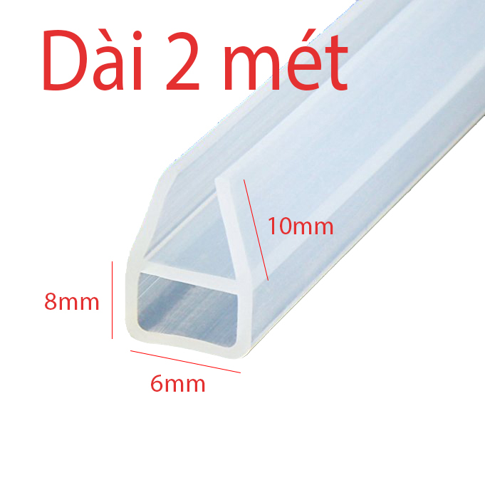 Combo Ron Chuyên Dụng Dán Khung Cửa Kính 6mm + 1 tuýt keo HZY 705 chuyên dụng