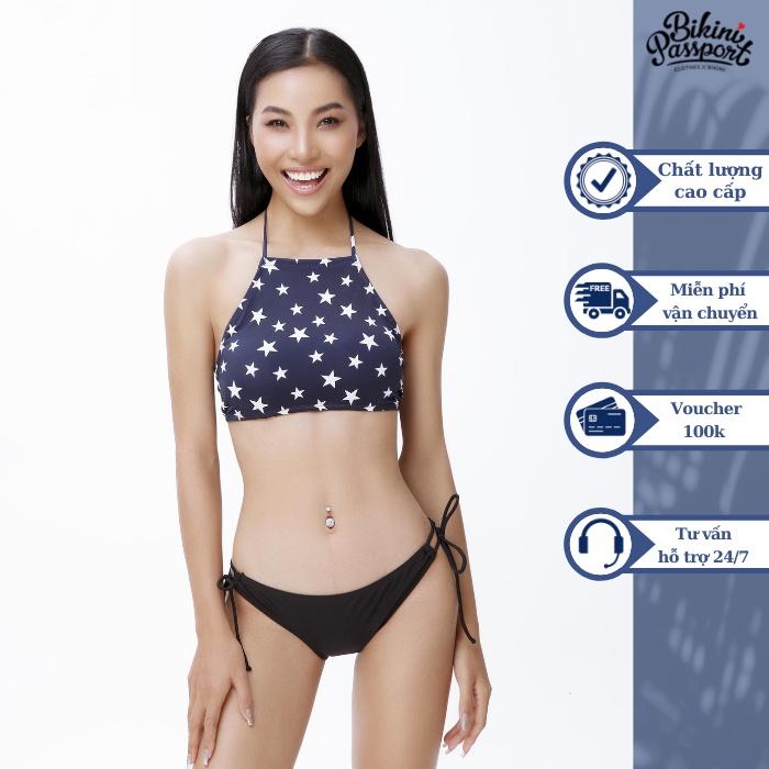 Áo bơi NỮ lẻ BIKINI PASSPORT kiểu yếm - Họa tiết - BS214_HOT