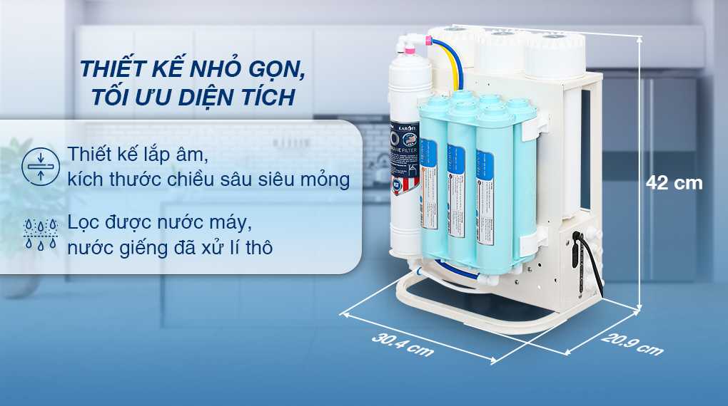 Máy lọc nước KAROFI KAQ-U06 - Hàng chính hãng