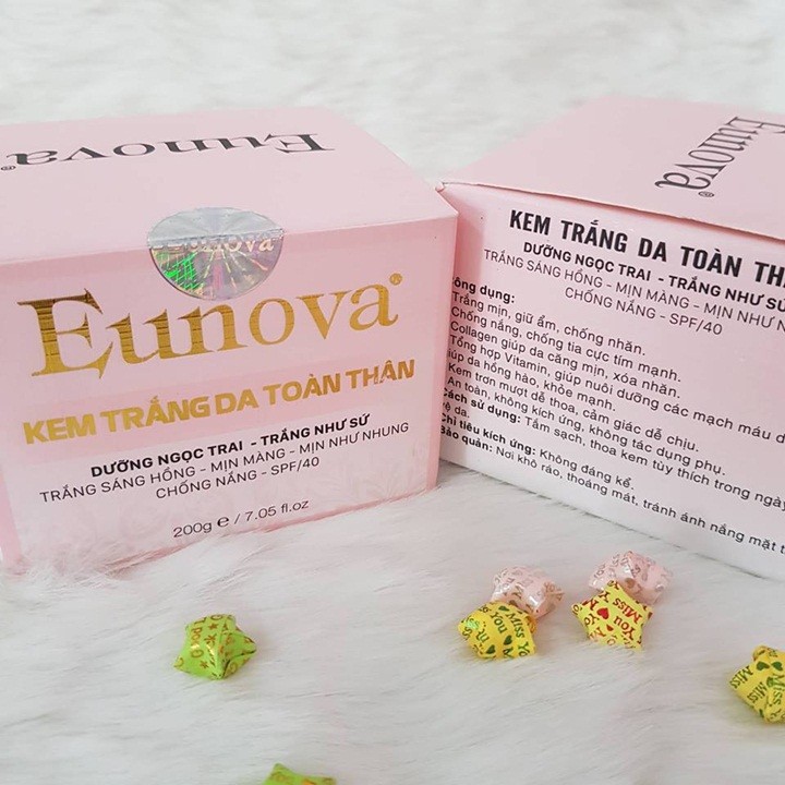 Kem Dưỡng Trắng Da Toàn Thân Eunova