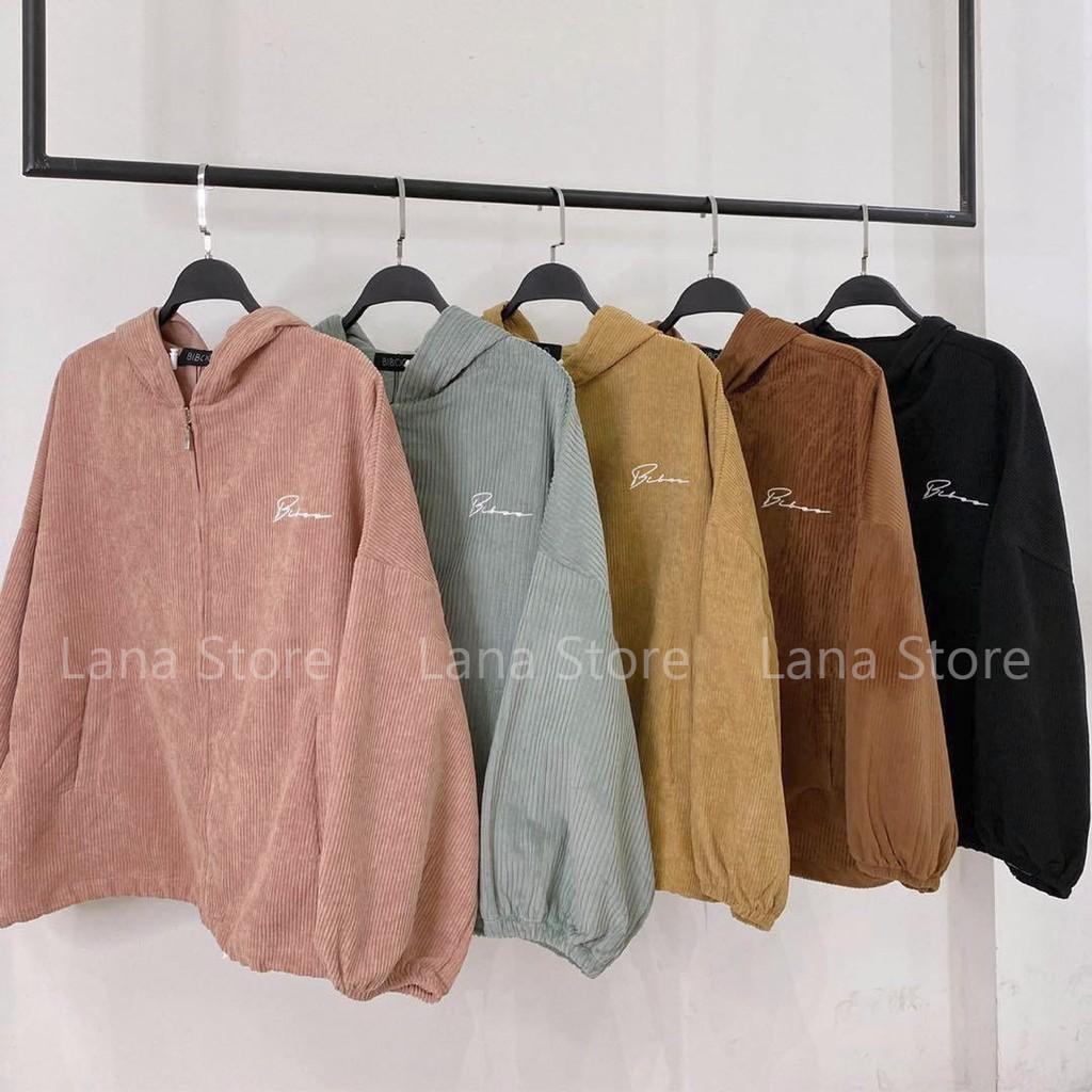 Áo Khoác Nhung Gân Form Cánh Dơi Tay Thụng Như Ảnh Cực Xinh - Chất Vải Mềm
