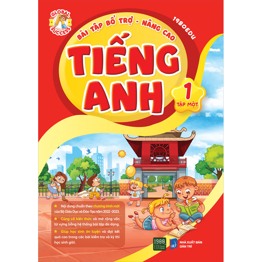 Bài Tập Bổ Trợ Nâng Cao Tiếng Anh Lớp 1 - Tập 1