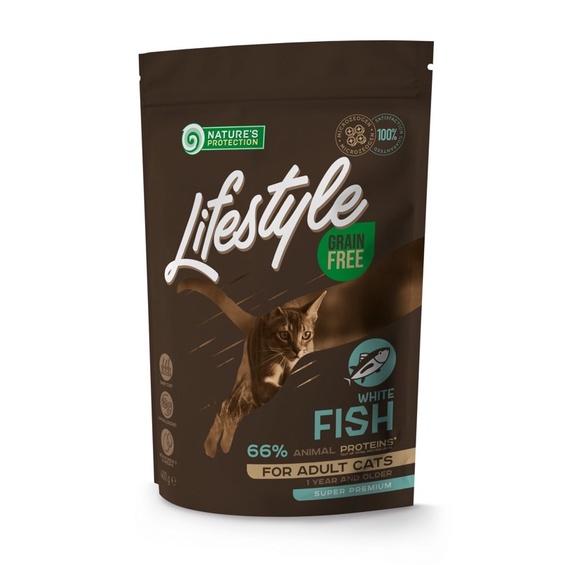 Hạt Nature’s Protection Lifestyle Cá Trắng cho mèo trưởng thành