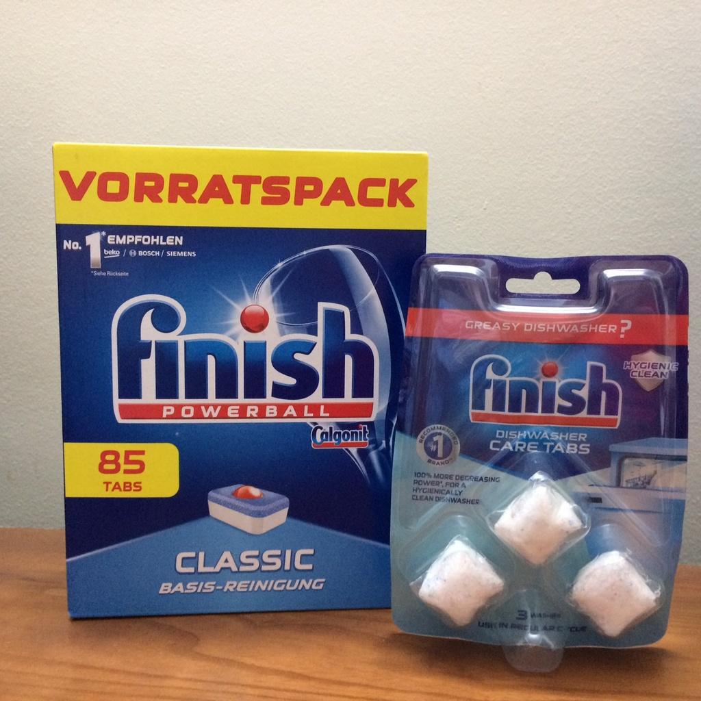 Viên vệ sinh máy rửa bát Finish + Viên rửa bát Finish 85 viên dùng cho Máy Rửa Bát Chén