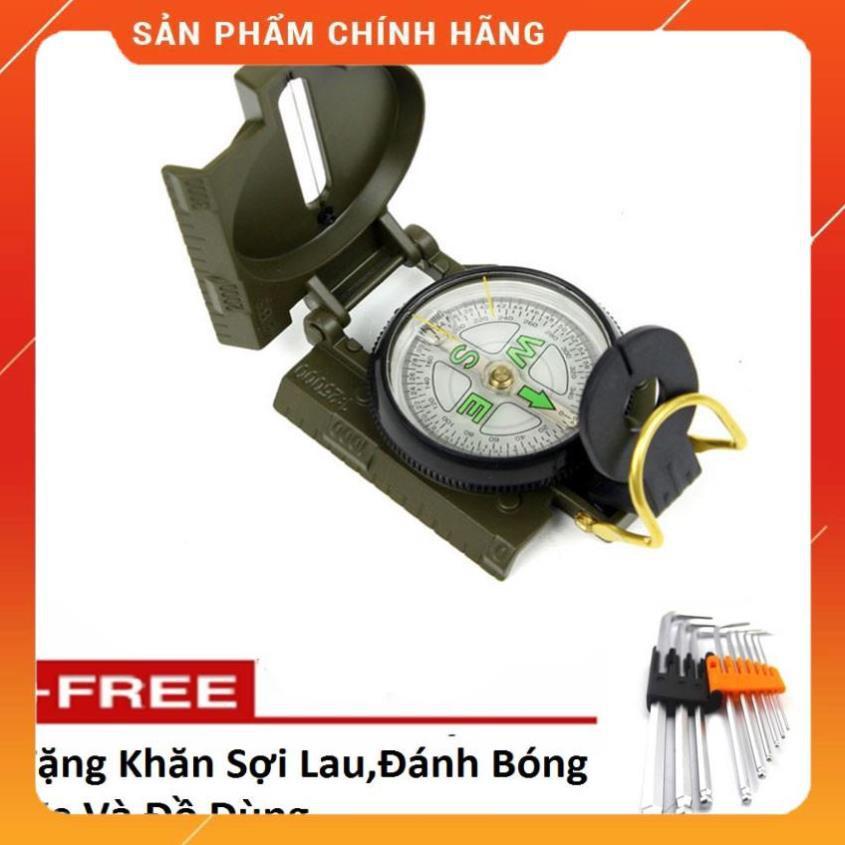 (HÀNG HOT SIÊU CHÂT) La bàn phong thủy kỹ thuật xây dựng và dã ngoạI 2 (Xanh đậm) 206054- Tặng dụng cụ đa năng