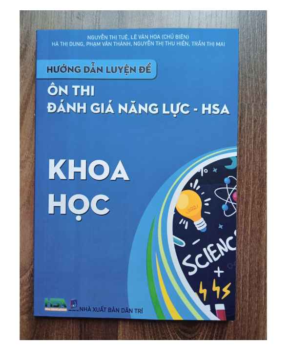 Sách - Combo 3 cuốn Hướng dẫn luyện đề ôn thi Đánh giá năng lực - HSA ( Khoa Học + Tư duy định lượng + Định Tính )