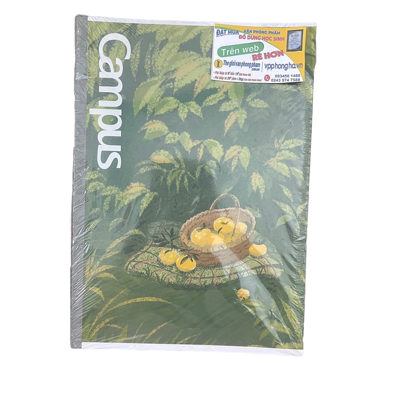 Vở Campus HEALING 120 trang dòng kẻ ngang - Mua 10 quyển tặng bút nhớ dòng