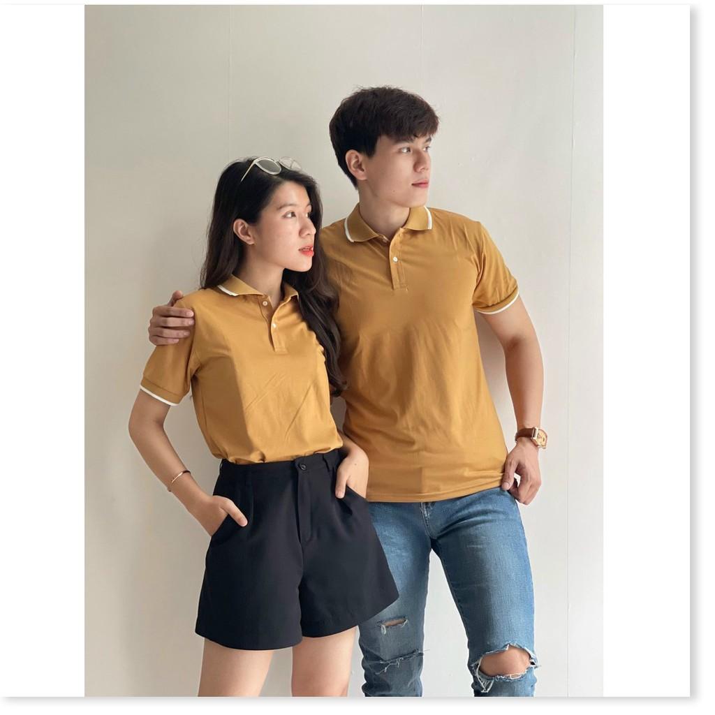 ÁO THUN CỔ TRỤ CẶP ĐÔI,THIẾT KẾ HỌA TIẾT TRƠN NHƯNG RẤT SANG TRỌNG,CHẤT LIỆU VÃI CÓ GIẢN VÀ MỀM MỊN THỜI TRANG KME.STOR