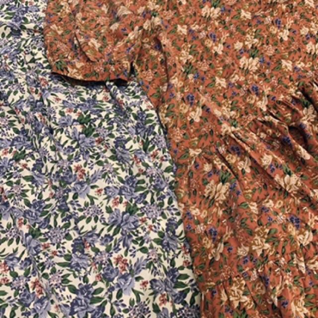 Váy suông hoa nhí đuôi cá