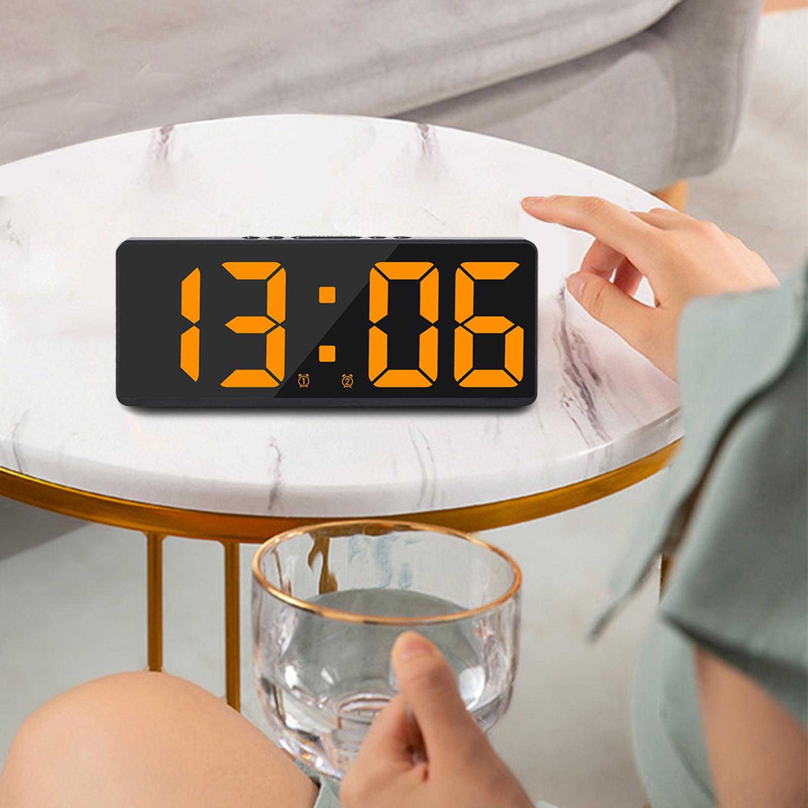 Digital Electronic Snooze USB Large Display Dimmer Calendar