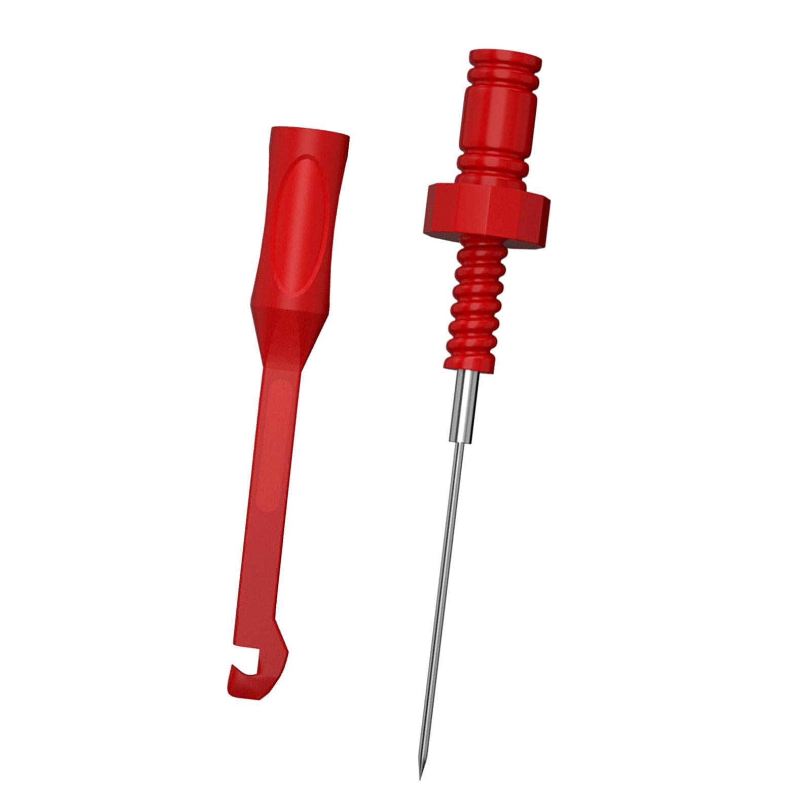 Multimeter Leads Test Hooks Clip Repair Tool Wire Piercing Durable Test Probe Electrical Test Probes Set for Device