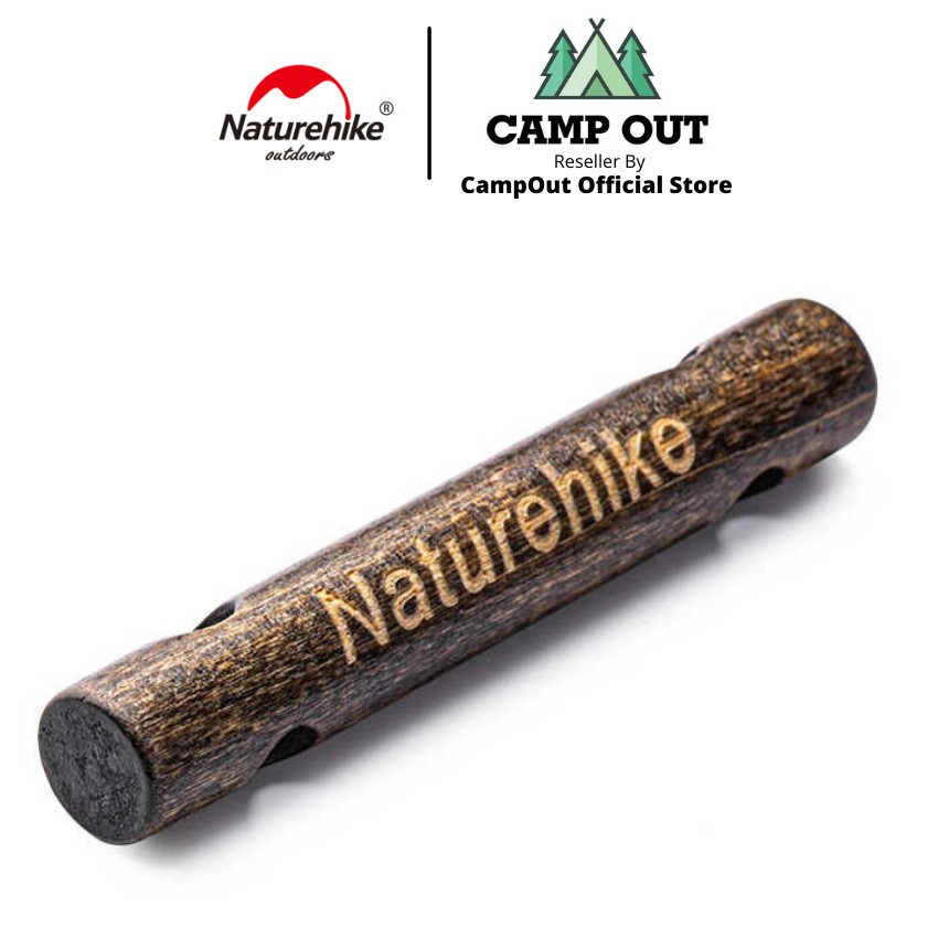 Đồ cắm trại bộ 2 móc tăng khoá gỗ Naturehike du lịch dã ngoại căng lều A239