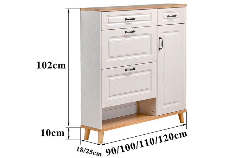 Tủ đựng giày dép bằng gỗ công nghiệp