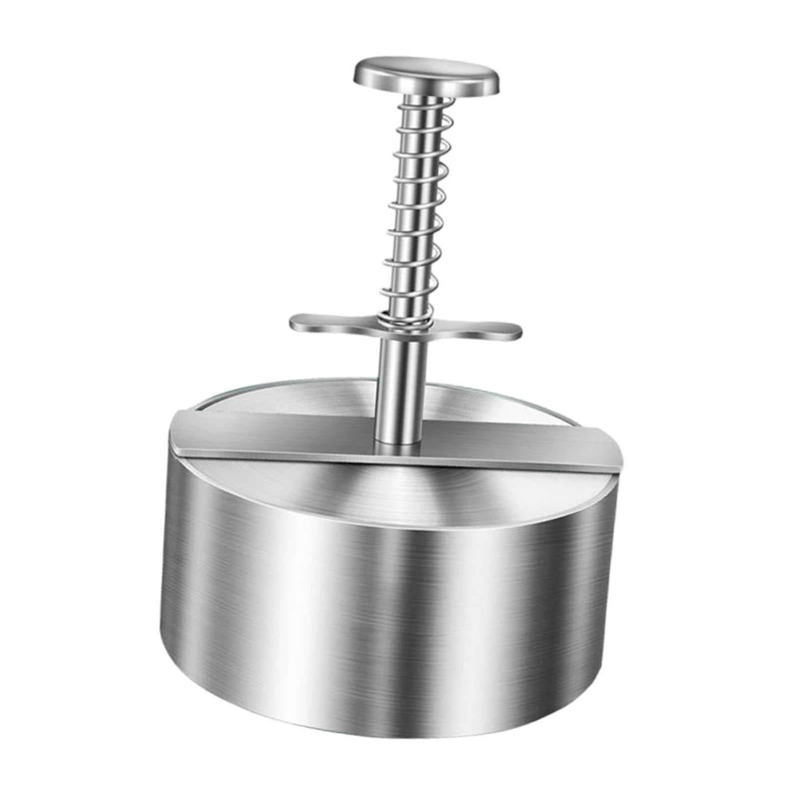 Stainless Steel Burger Press Nonstick Patty Maker for Cooking Steak Barbecue