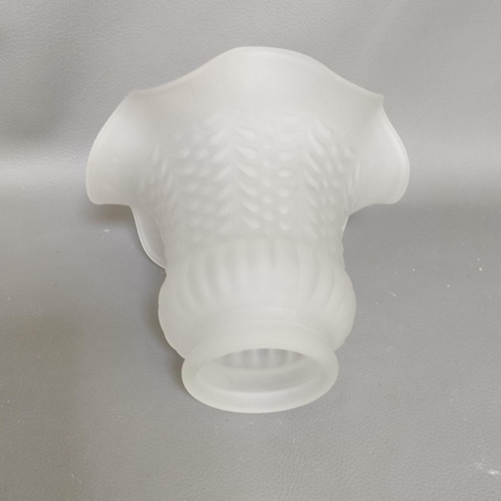 Glass Ceiling Lamp Shade Flower Shaped Lighting Fixture for Bedroom Corridor