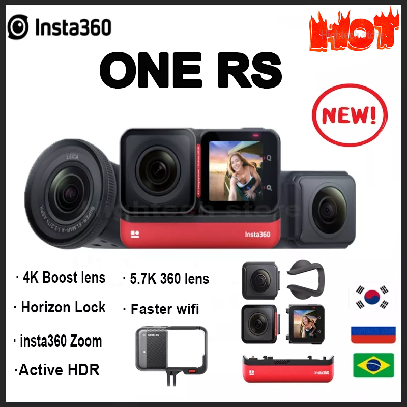 Insta360 One Rs - Máy ảnh hành động 4K không thấm nước